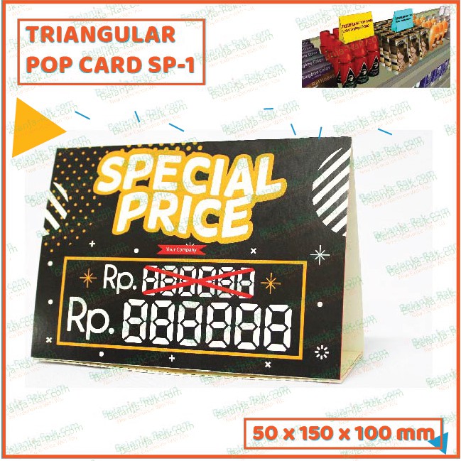 

TRIANGULAR POP CARD PROMO SP-1