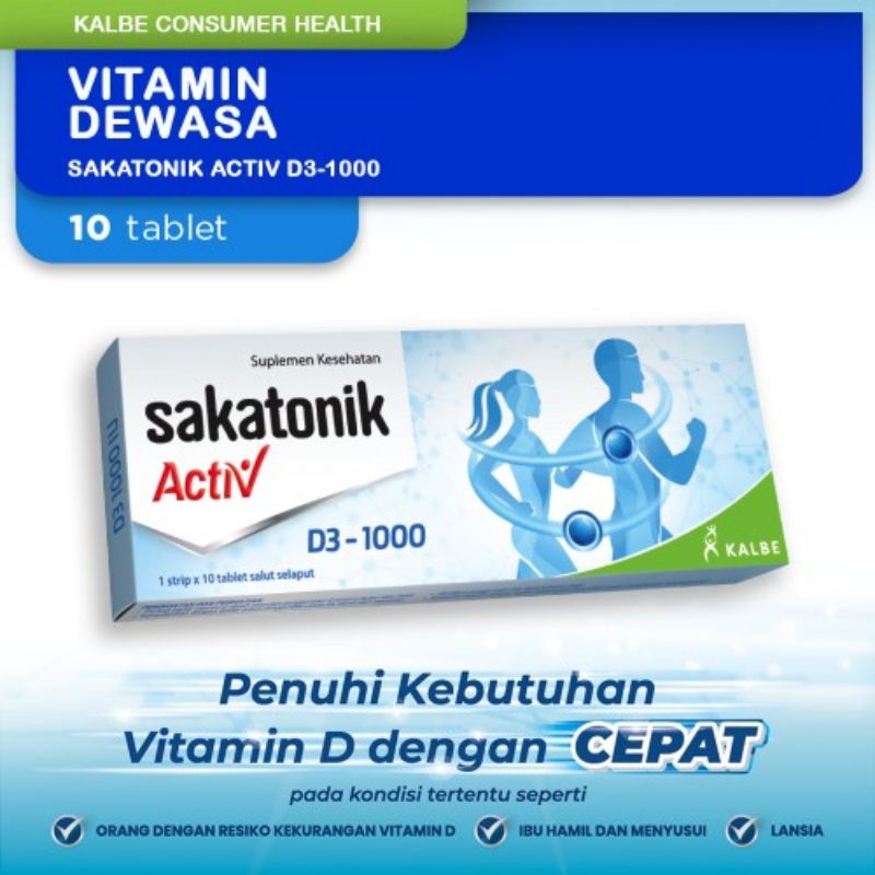 SAKATONIK ACTIV D3 1000 IU