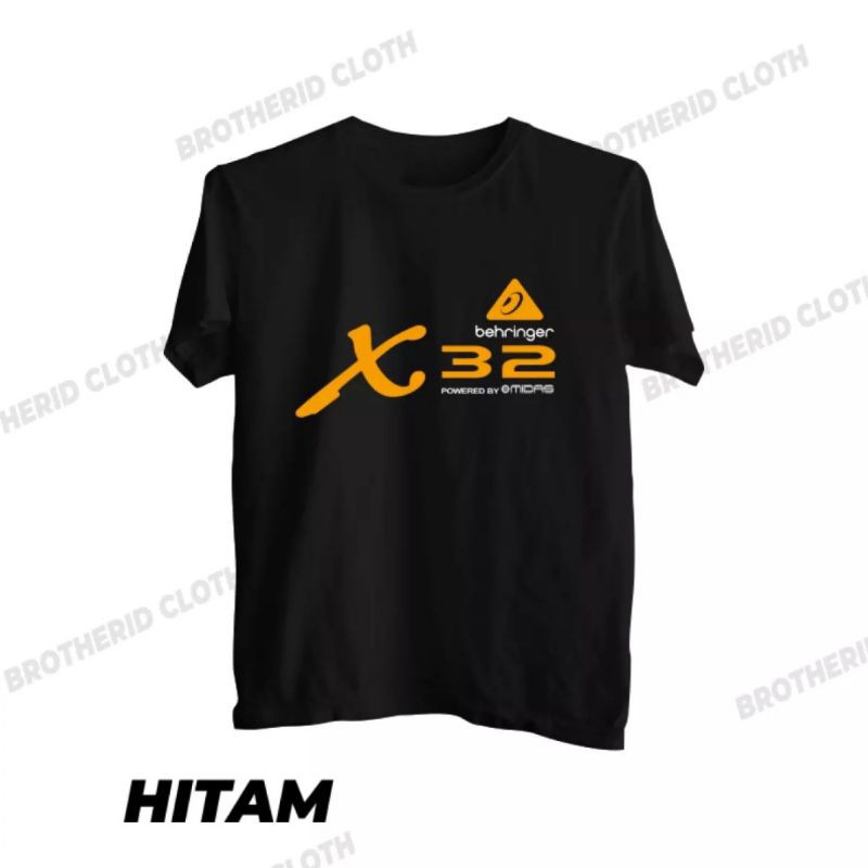 Kaos distro Behringer 32 Audio musik / baju operator sound system / t-shirt brewog audio music