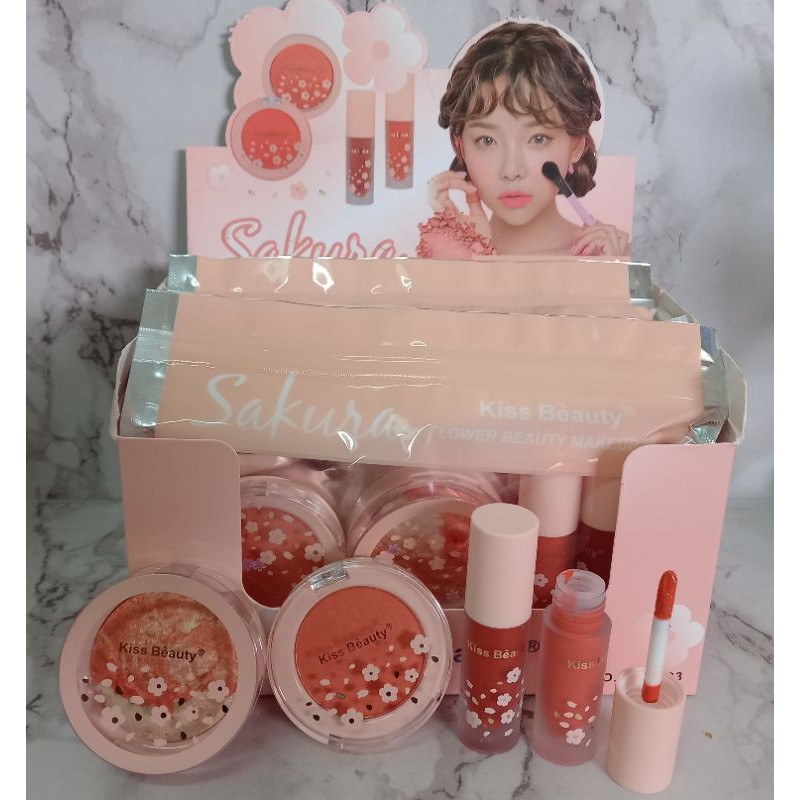 MAKE UP SET 4IN 1 KISS BEAUTY SAKURA NO.83290-03