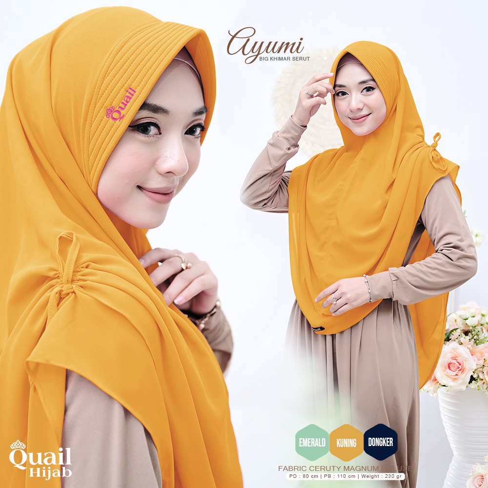 Quail Hijab - AYUMI KHIMAR SERUT