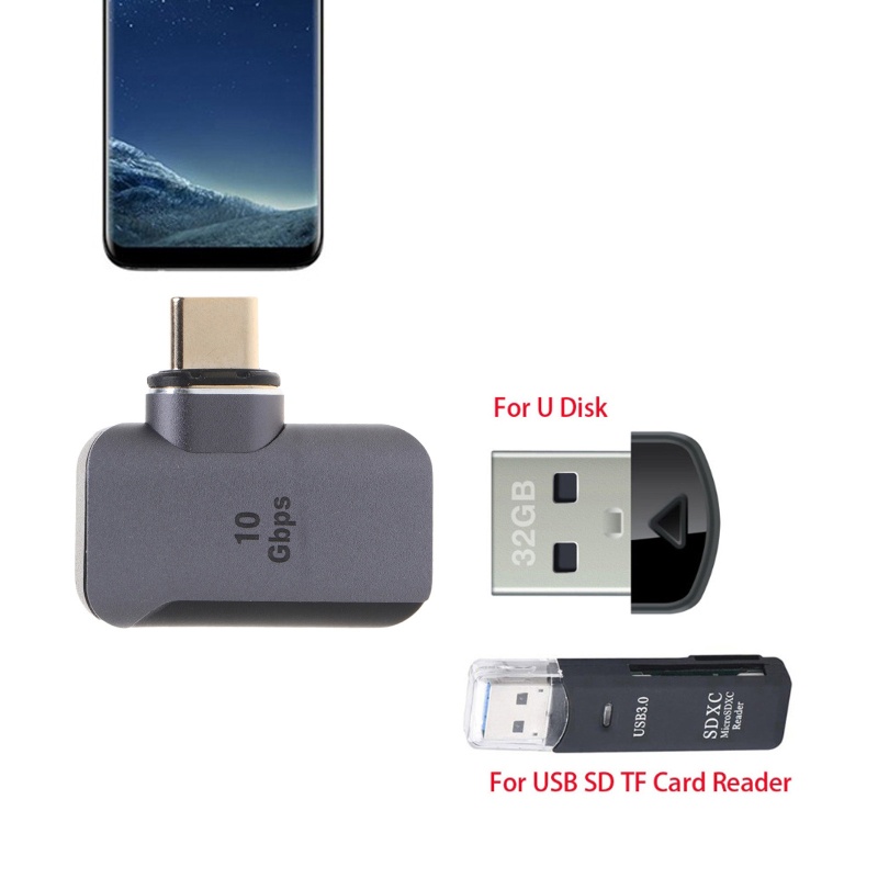 Vivi Adapter OTG USB Type-C Male Ke USB 3.0 Female Magnetik Portable Untuk Handphone