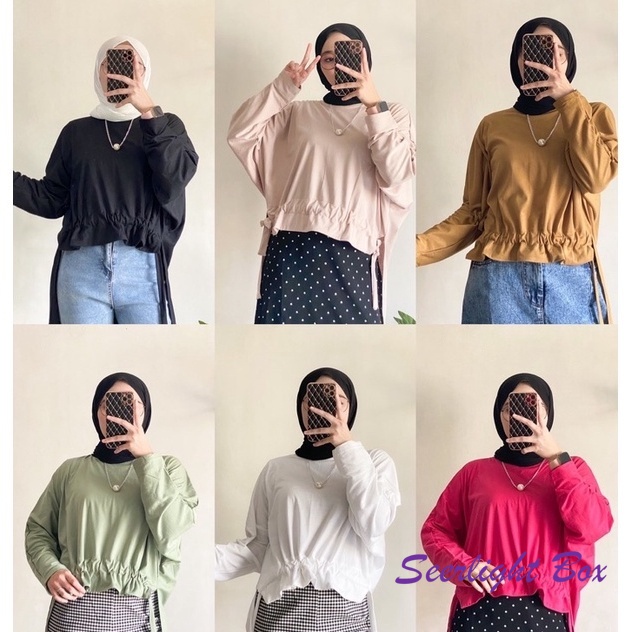 Seerlight Box - Arabelle Top Serut SORELA BLOUSE WANITA Jennie Blouse Sorella Blouse