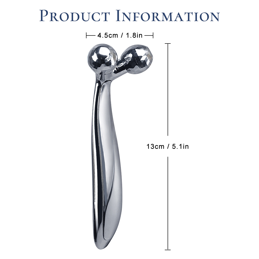 Salorie Alat Pijat Wajah / Tubuh 3D Bentuk Y Rotasi 360 Derajat Untuk Menghilangkan Kerutan