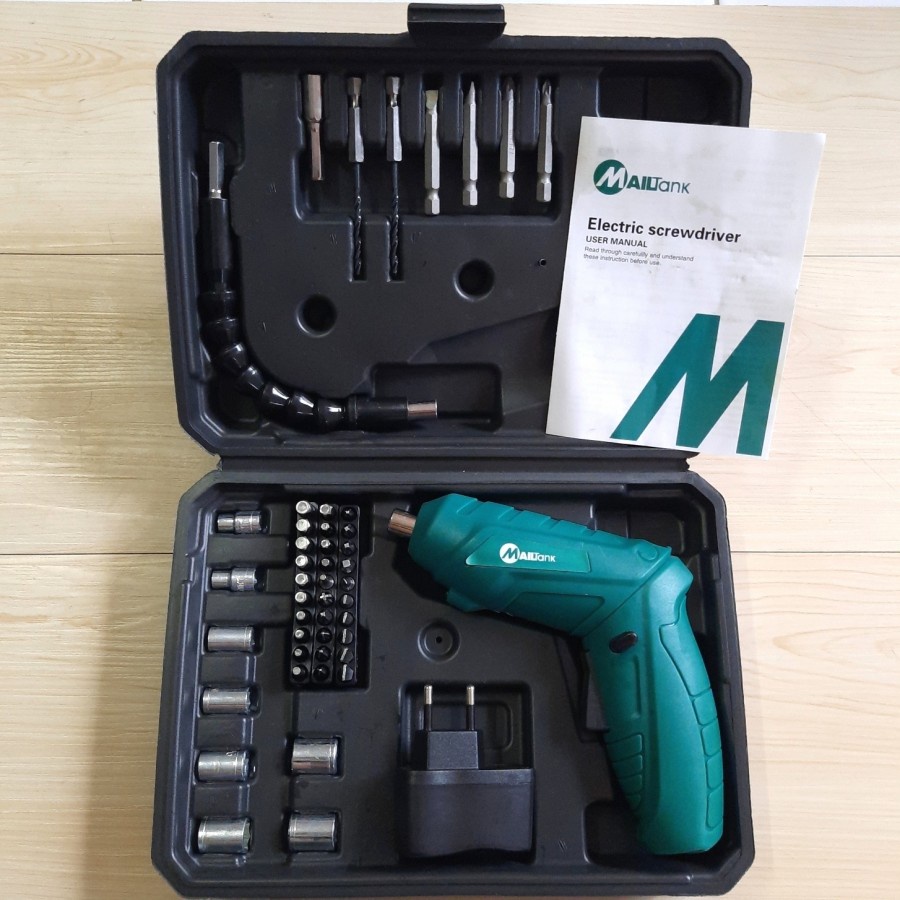 Bor obeng elektrik multi fungsi scordless multifunction electric screwdriver 3.6 v mailtank sh 210