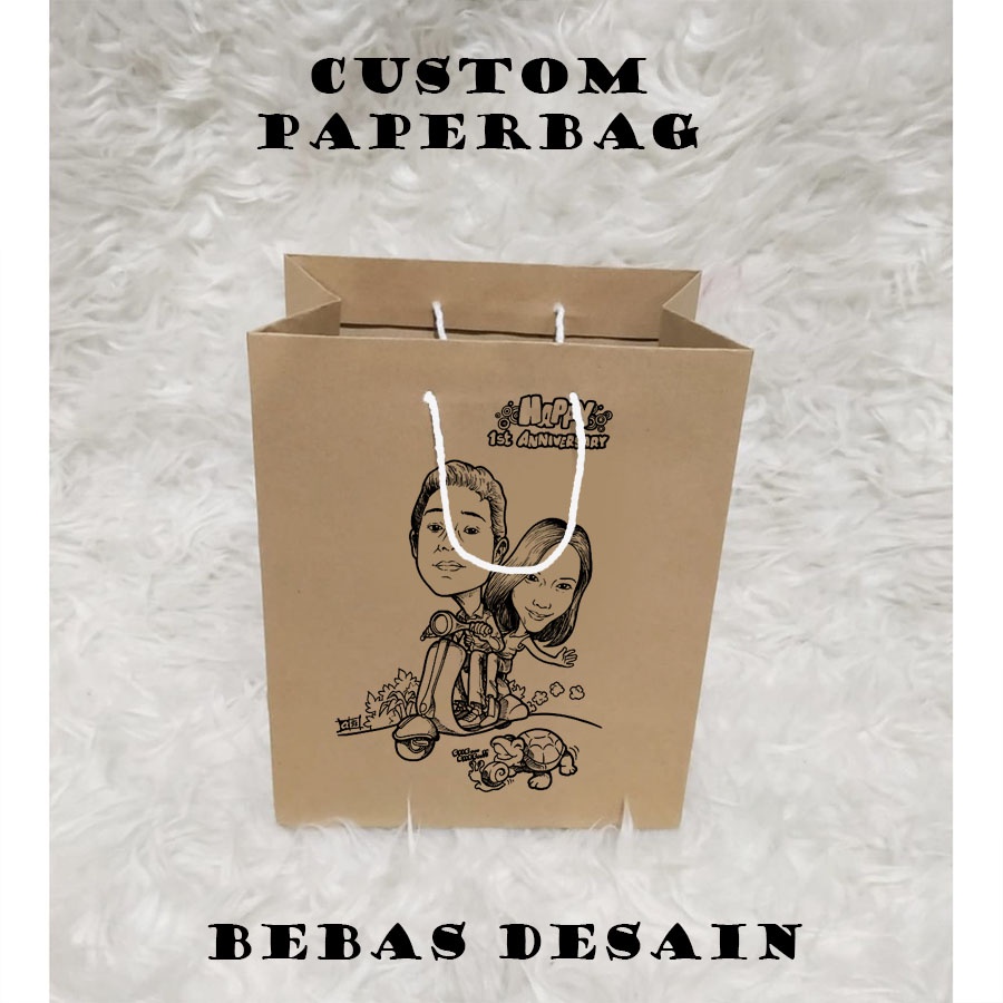

(PAPER BAG CUSTOM) Paper bag Coklat Kado 16x7x11 cm Paper Bag Kertas Bebas Desain Suka-Suka, Paper Bag Polos, Hitam, Souvenir Packing Olshop Packaging Online Shop