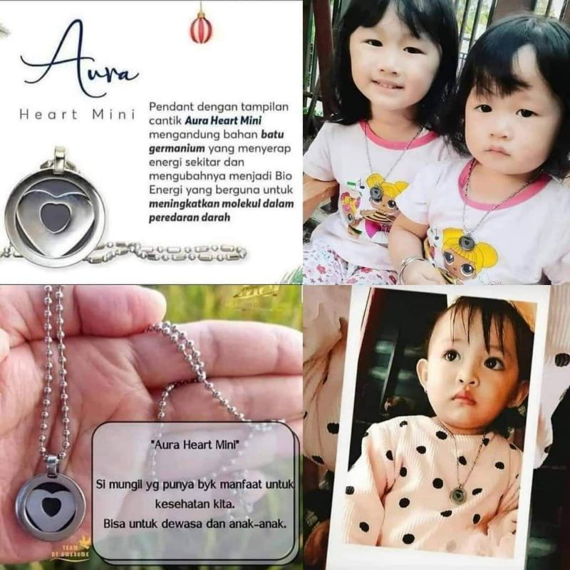 Aura Heart Mini/Pendant Original MCI/Kalung Kesehatan