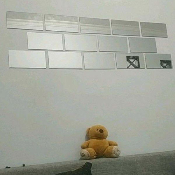 KACA DINDING SEGI PANJANG / KACA CERMIN TEMPEL / KACA MAKEUP