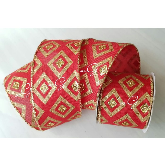 

Pita Kain - Merah; Lebar 6.2 cm; Panjang 10 yard