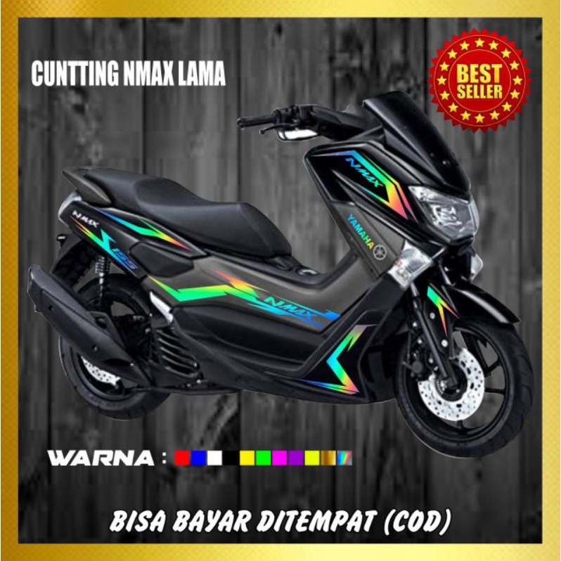 CUTTING STICKER NMAX OLD STIKER CUTTING NMAX LAMA STRIPING VARIASI NMAX OLD