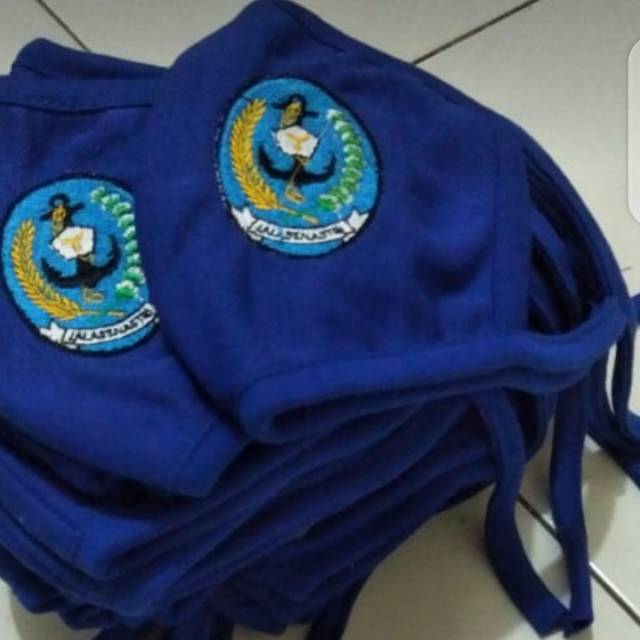 Masker kain logo jalasenastri bordir