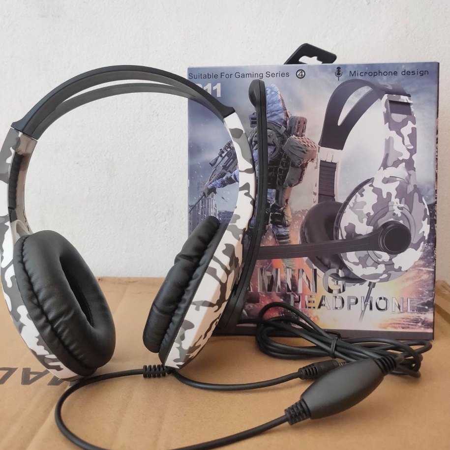 Head Phone Gaming - Head Phone Army With Microphone