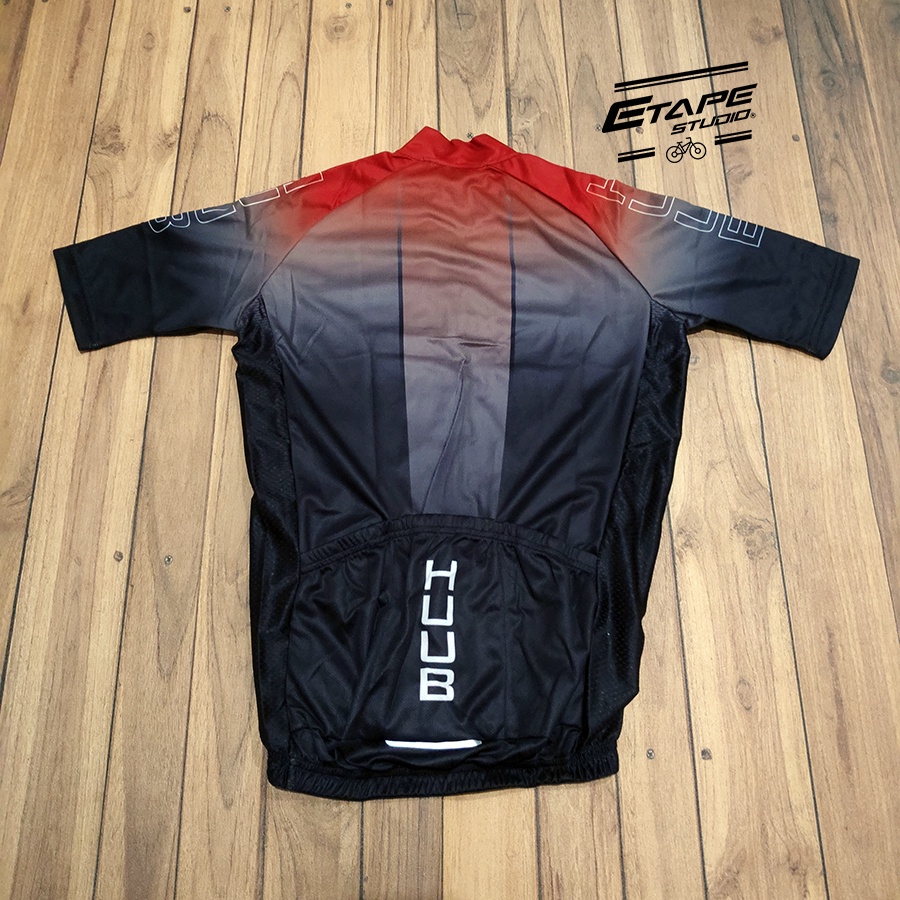 Jersey Road Bike Huub Black Red Baju Sepeda