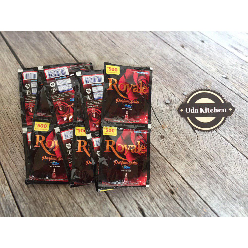 SO KLIN PEWANGI PAKAIAN  ROYALE HOT SUMMER RENCENG 12X15ml