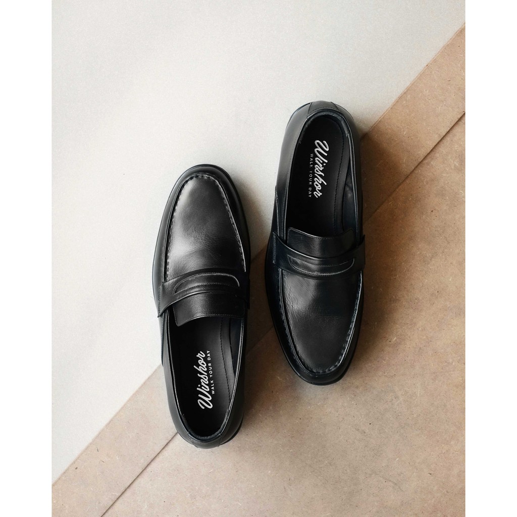 Sepatu Pantofel Slip on - Winshor - Loafer Caston - 7804