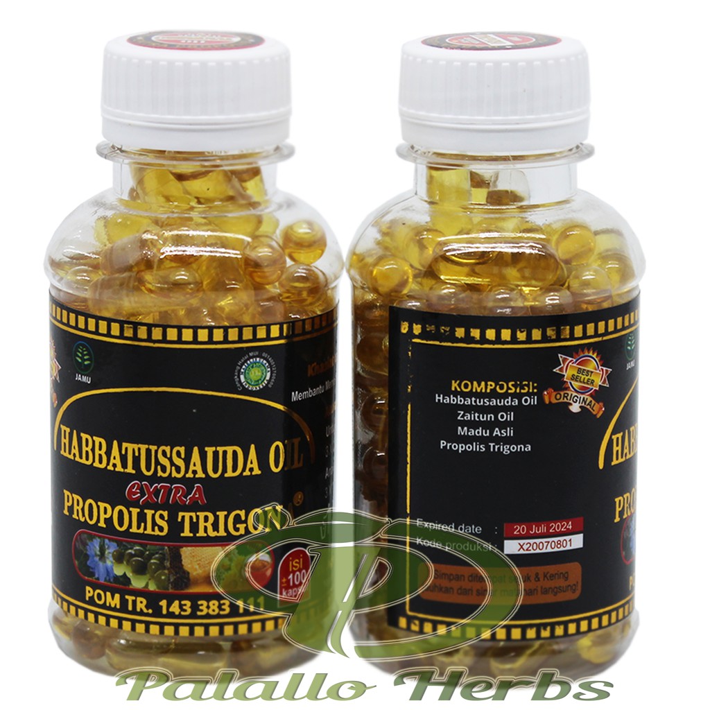 Habbatusauda POM Isi 100kpsll |Habbatusauda Oil Extra Propolis Trigona | UMS POM