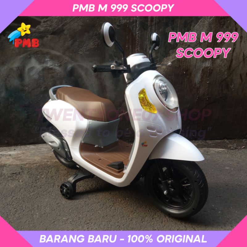 Mainan Motor Aki Anak Murah PMB M-999 SCOOPY M-588 NMAX M-988 PCX M-788 VESPA M-888 BMX Terbaru