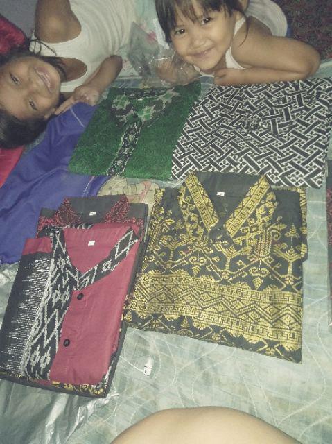 Bswart Batik Hrb026 Kenongo Hem Pendek Padi Pekalongan M L Xl Batik Pria Murah Modern Grosir