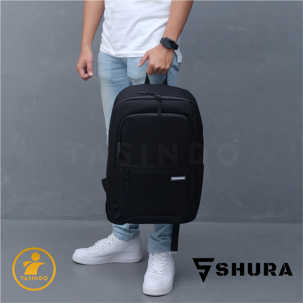 NAURIL-Tas rangsel laptop pria Backpack laptop 15 inch Tas pungggung Wanita Dewasa Tas Gengdong Anti air