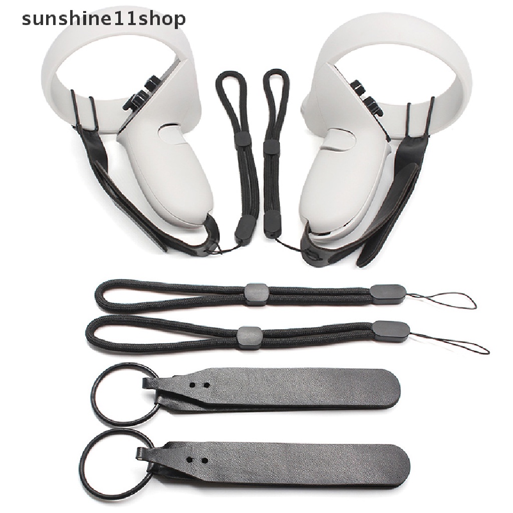 (Sho) 1 Pasang Strap Pelindung Tangan Untuk Kacamata Vr Oculus Quest 2