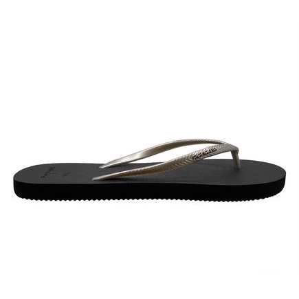 Sandal Panama Slim Slim3 Black Silver Original