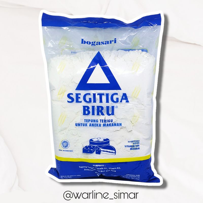 

Tepung Terigu Bogasari Segitiga Biru 1kg/Tepung Terigu Aneka Makanan