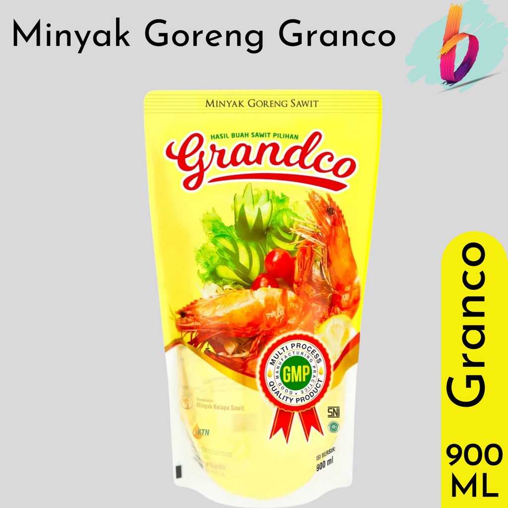 

Grandco Minyak Goreng Pouch [900 mL]