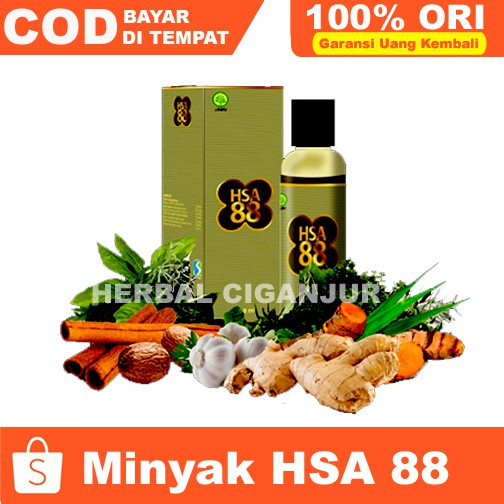 Minyak Hsa 88 Isi 100 ML Minyak Herbal Untuk Sakit Kepala, Rematik, Kesemutan, Maag, vertigo