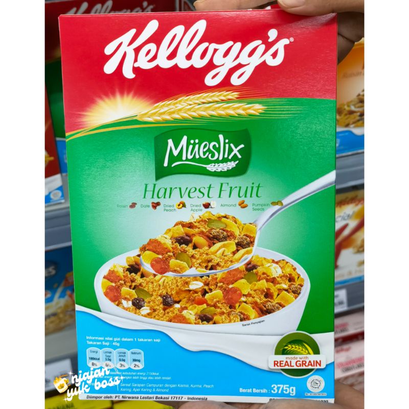 

Kelloggs Mueslix Harvest Fruit