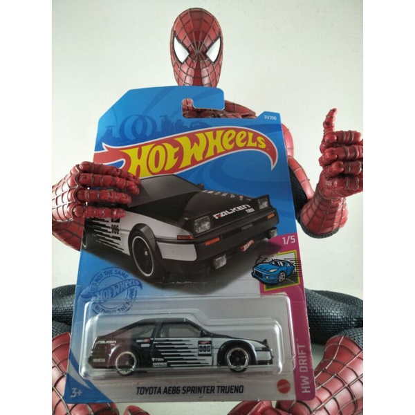 Hotwheels Toyota AE86 Sprinter Trueno Hitam