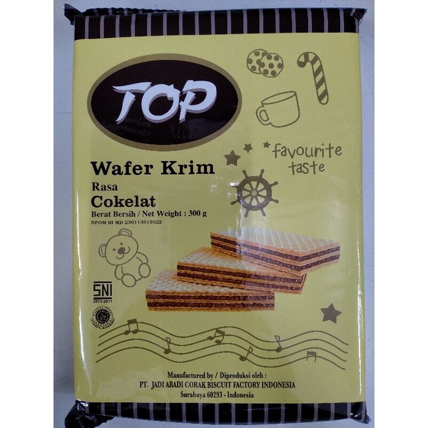 

(KSY) TOP WAFER KRIM RASA COKELAT 300GRAM