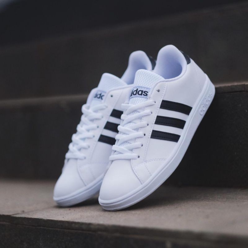 ADIDAS NEO BASELINE WHITE BLACK