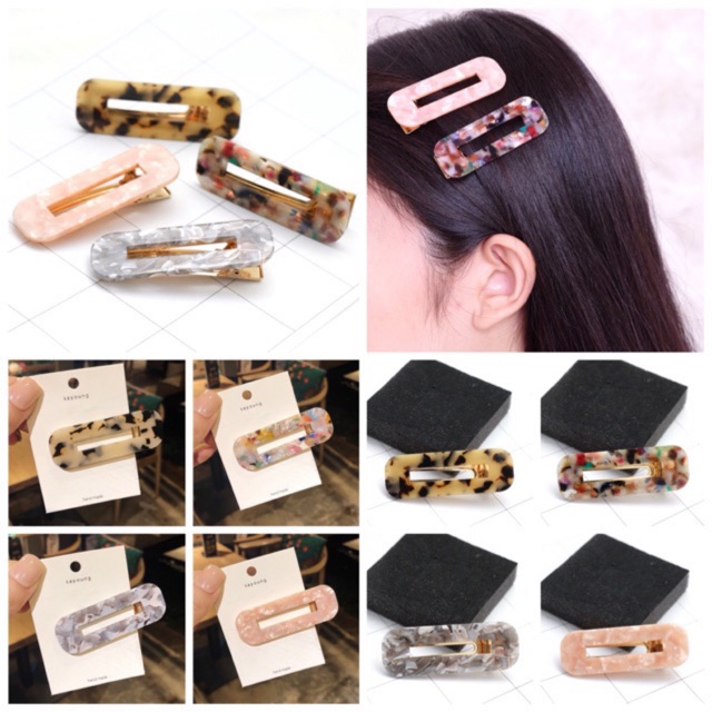  Jepit  Rambut  Marble Korea  Hits Kekinian  JEWEL HA 114 