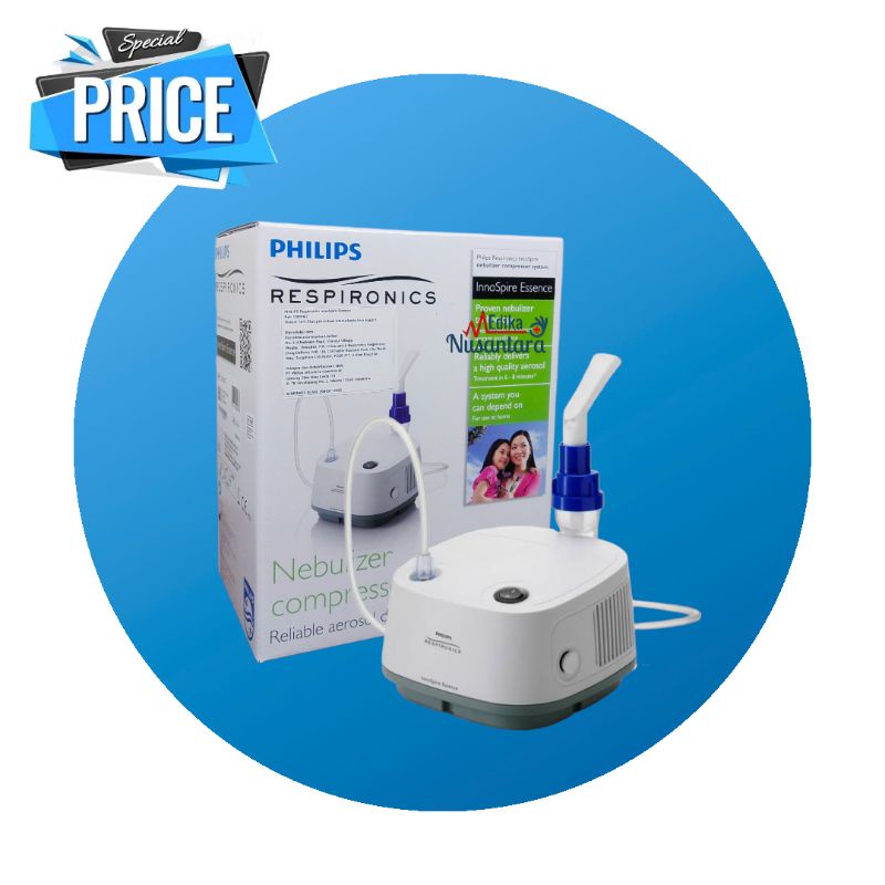 Nebulizer compressor Original Philips Innospire Essence / Alat Uap Inhalasi Philips Respironics Essence