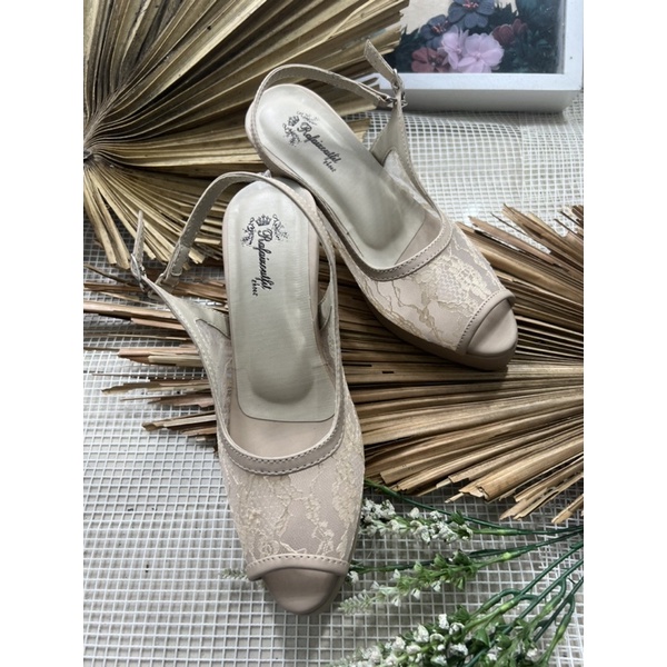 sepatu Rafaizoutfit sepatu wnaita Emily cream tinggi 9cm tahu