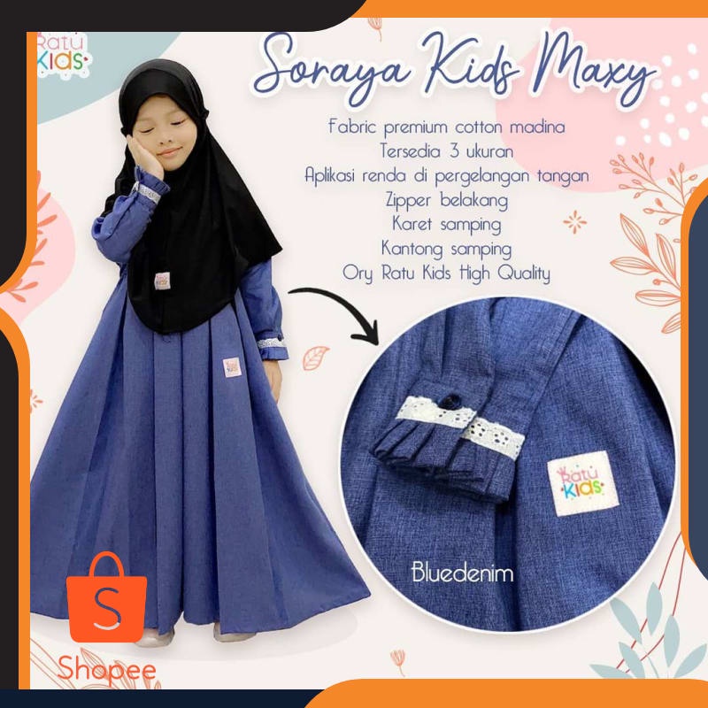 Terlaris Promo Gamis Anak usia 3-5 tahun Termurah