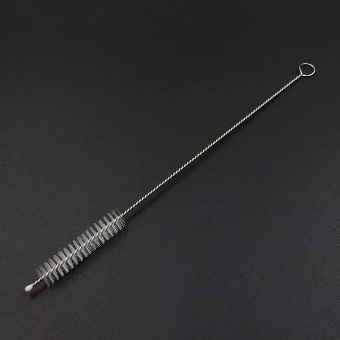 Sikat Sedotan Stainless / Pembersih Sedotan / Stainless Straw Brush