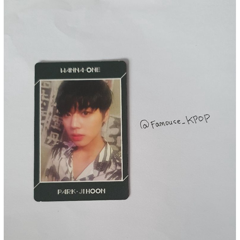 PHOTOCARD WANNA ONE, JIHOON, PARK JIHOON, BAE JINYOUNG