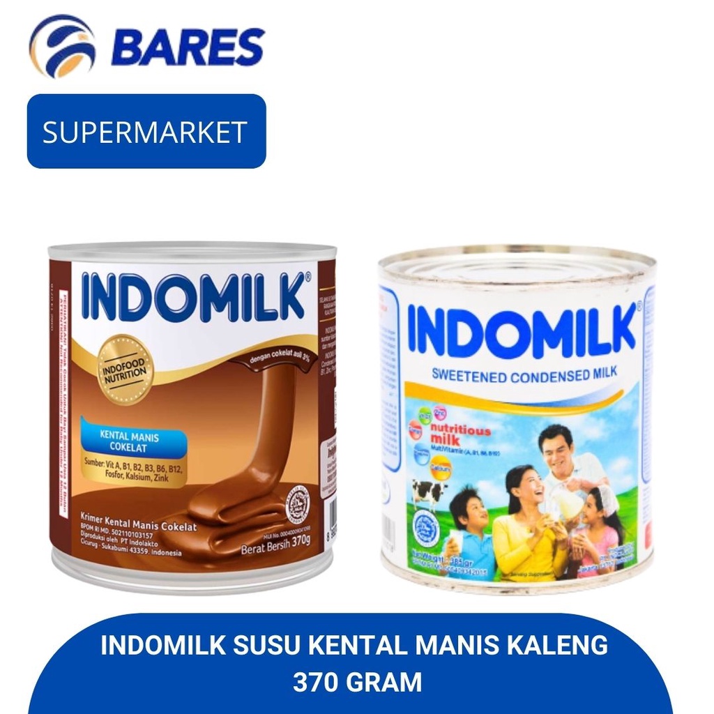 

Indomilk Susu Kental Manis Kaleng 370 Gram