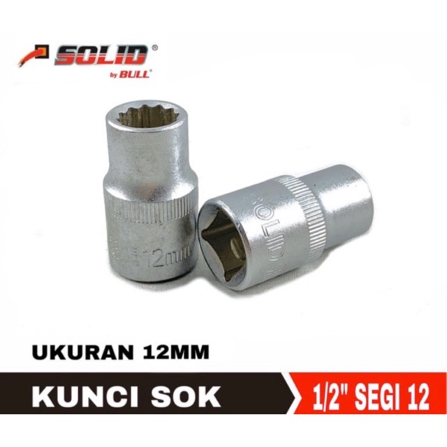 Kunci Sok Kunci Shok 12mm Solid
