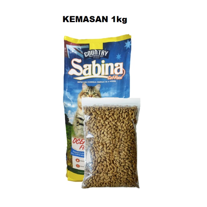 Makanan Kucing Sabina Cat 1000gr