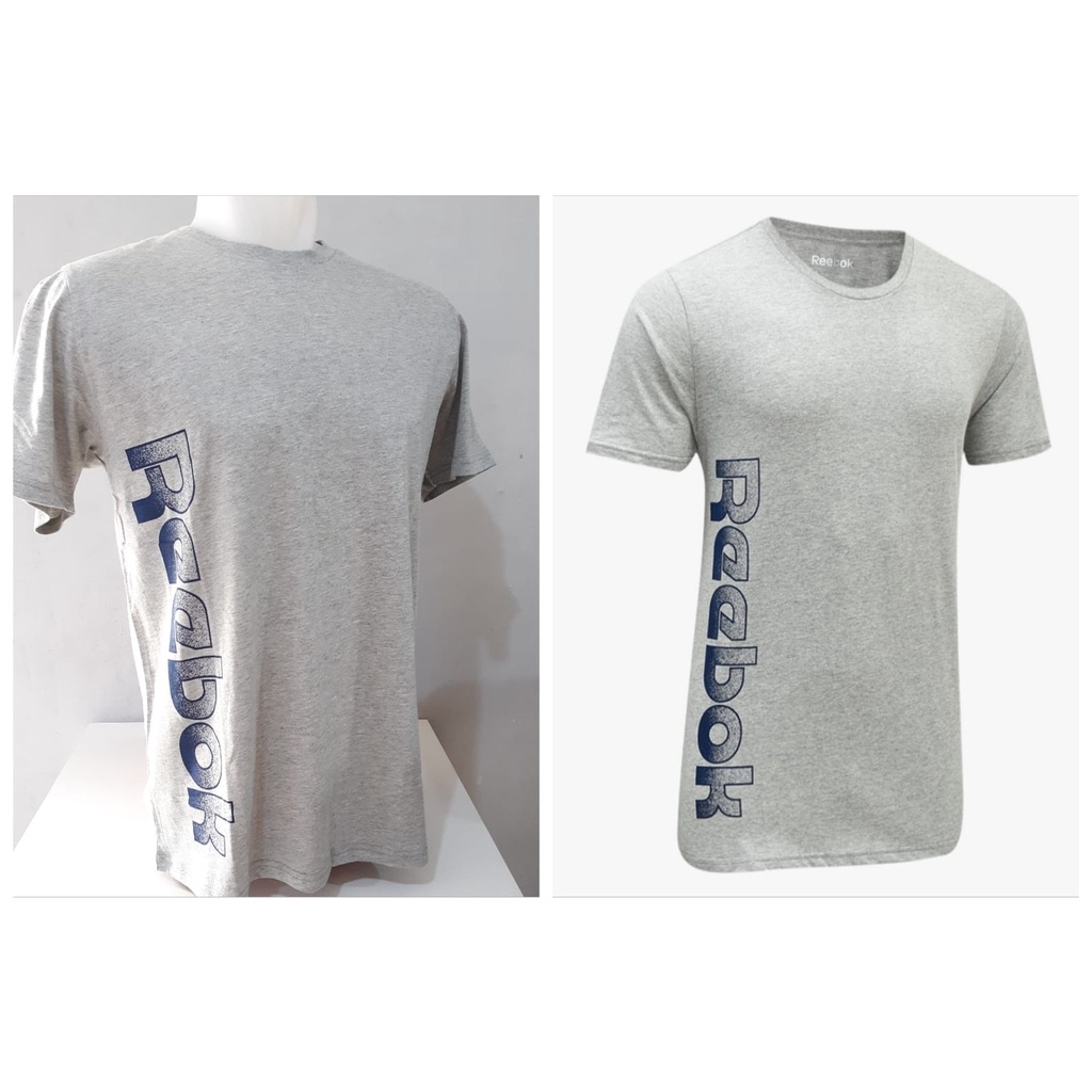 Reebok Kaos Atasan Baju Pria Reebok Katun Original
