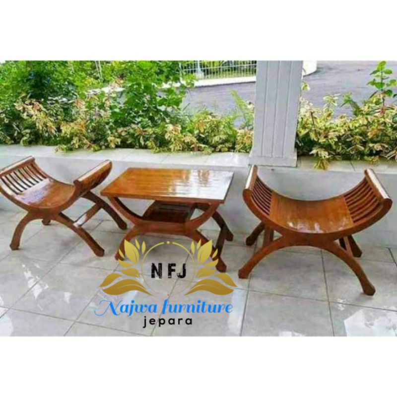 BIG SALE  KURSI TERAS JATI KURSI TERAS YUYU KURSI TERAS MODERN