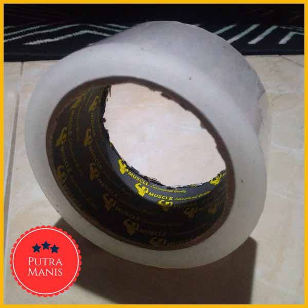 

Opp Tape Plakban Lakban bening Transparan 48 mm laban 2inch 80Meter Solasi Solatip panjang besar