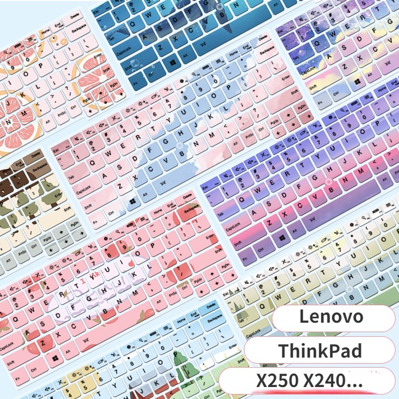 Film Pelindung Debu Keyboard Motif Kartun Bunga Untuk Lenovo ThinkPad X395 L13 X1 Nano X390 X240S THINKPADX230S X240 X240 X240S X280X390X70X80X380X370X380X90X370