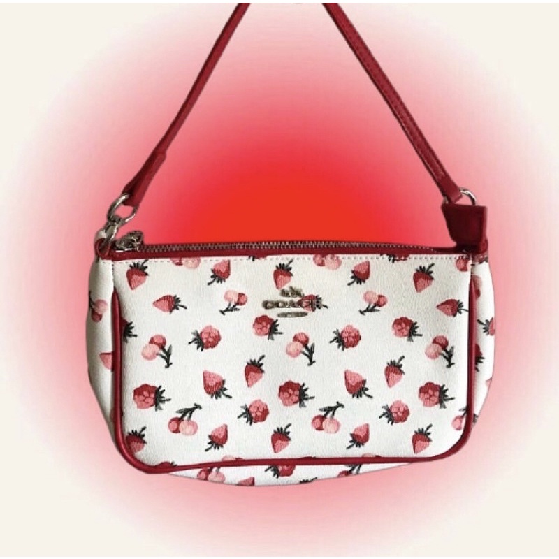 coach strawberry shoulder bag dupes - y2k