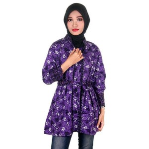 Blus Batik I Blouse Batik I Blus Kerja Wanita Batik Ghea