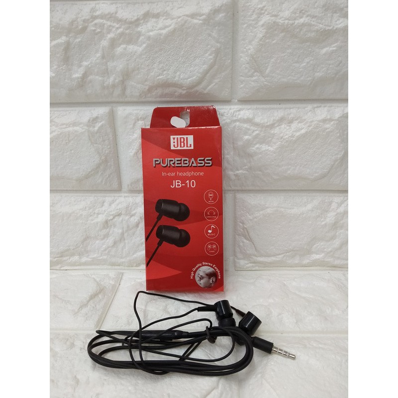 Handfree SK-JB10 Universal Earphone Wired SuperBass Stereo