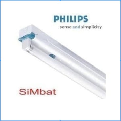Kap Lampu TL 1 x 18 W Simbat TMS 012 - PHILIPS