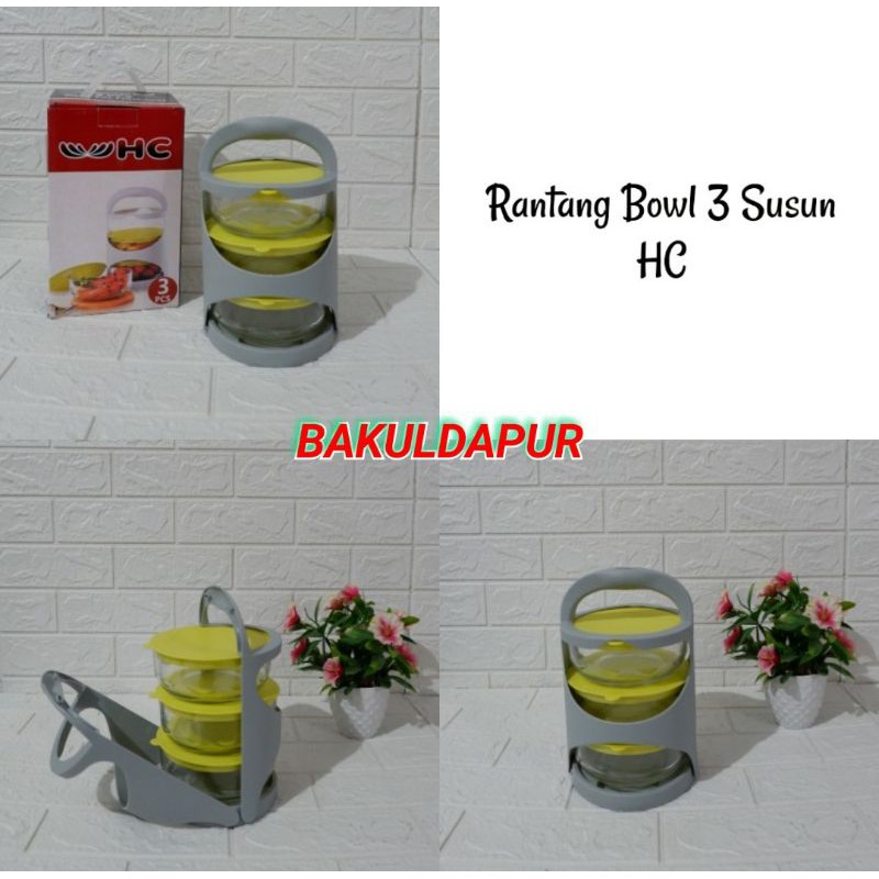 Rantang Bowl 3 Susun HC